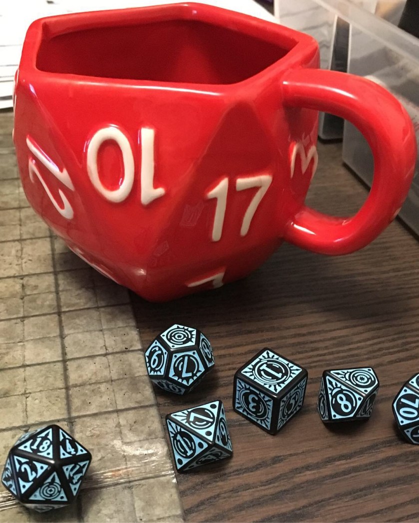 gms needs - tea and dice