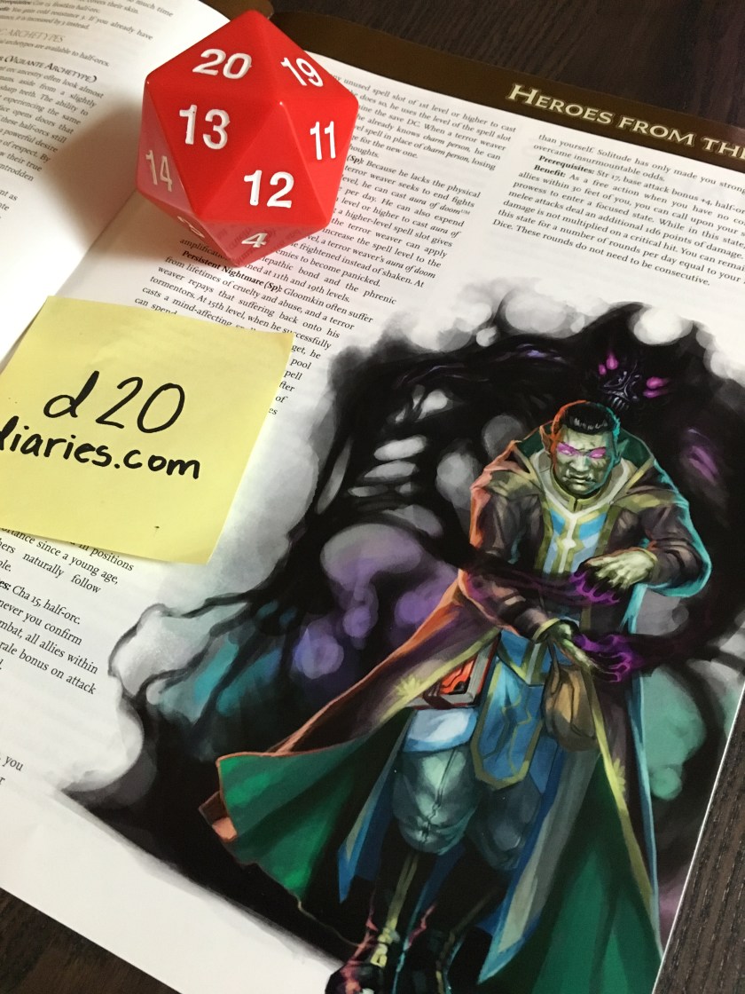 Terror Weaver - half-orc psychic